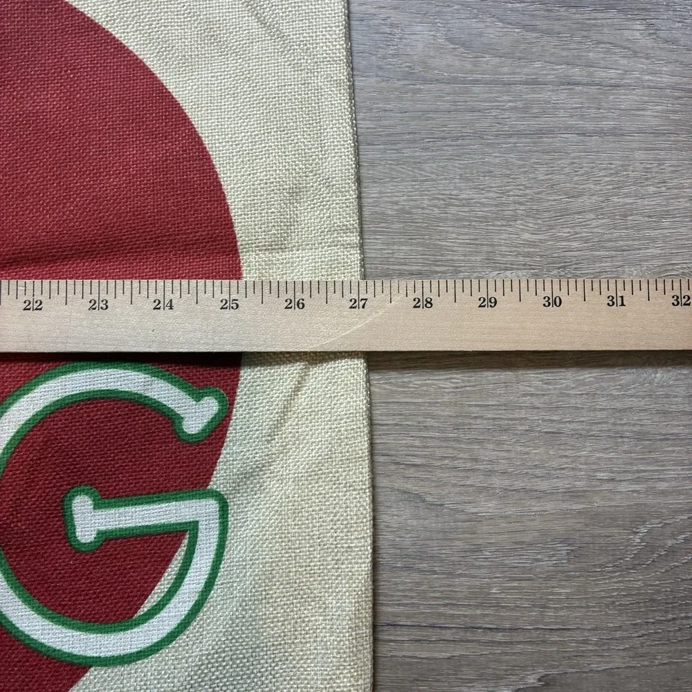 Burlap Style NO PEEKING Large Drawstring Gift Toy Santa‎ Bag Sack 35.5
